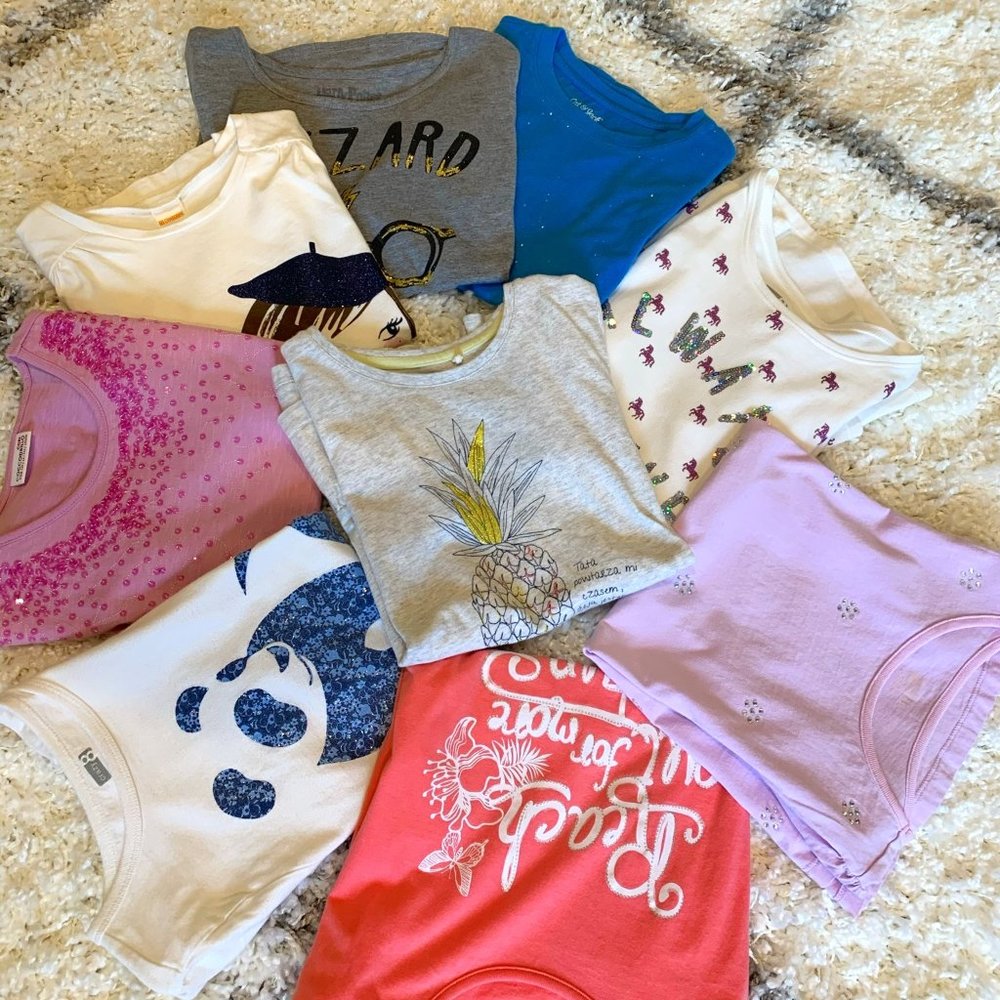 Gymboree, Crazy 8. Girls Tees. Size L 10/12